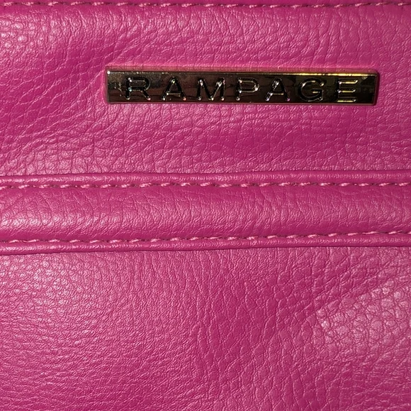 Rampage Faux Leather Pink Purse ... NWT - Picture 4 of 12